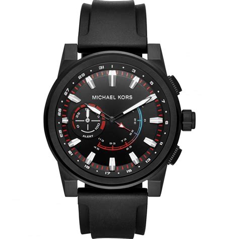 michael kors black hybrid access grayson watch|Michael Kors grayson review.